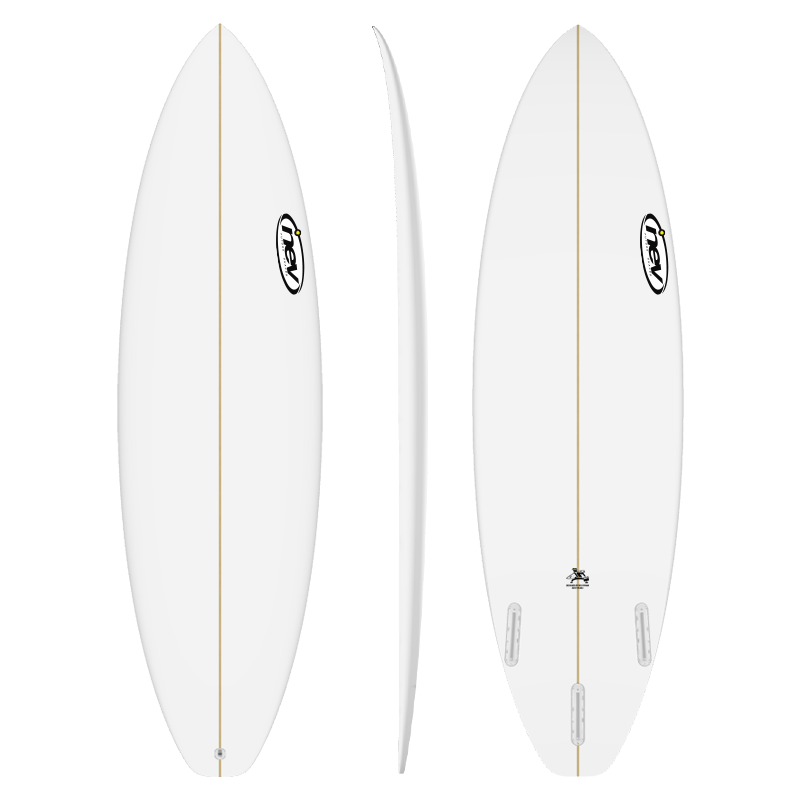 Rocket | High-Performance Hybrid Surfboard, Squash Tail, Thruster