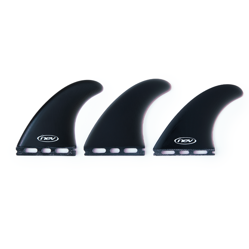 5 FIN SET - SMOKEY BLACK