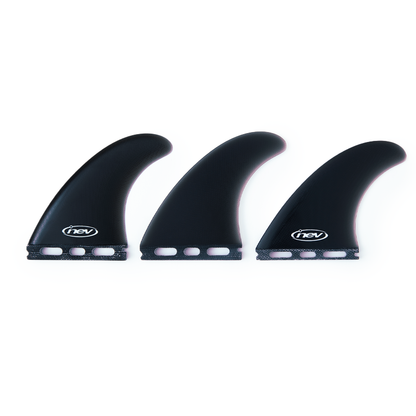 5 FIN SET - SMOKEY BLACK