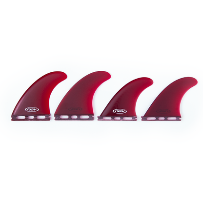 5 FIN SET - RED