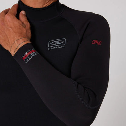 DOUBLE BLACK LONG SLEEVE VEST - 1.5MM